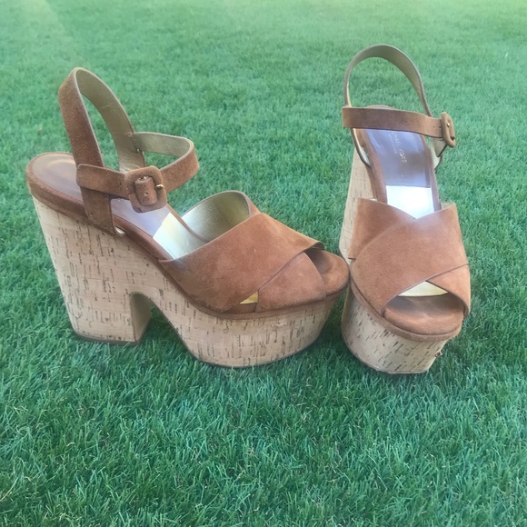 Michael Kors suede platform - Picture 1 of 4